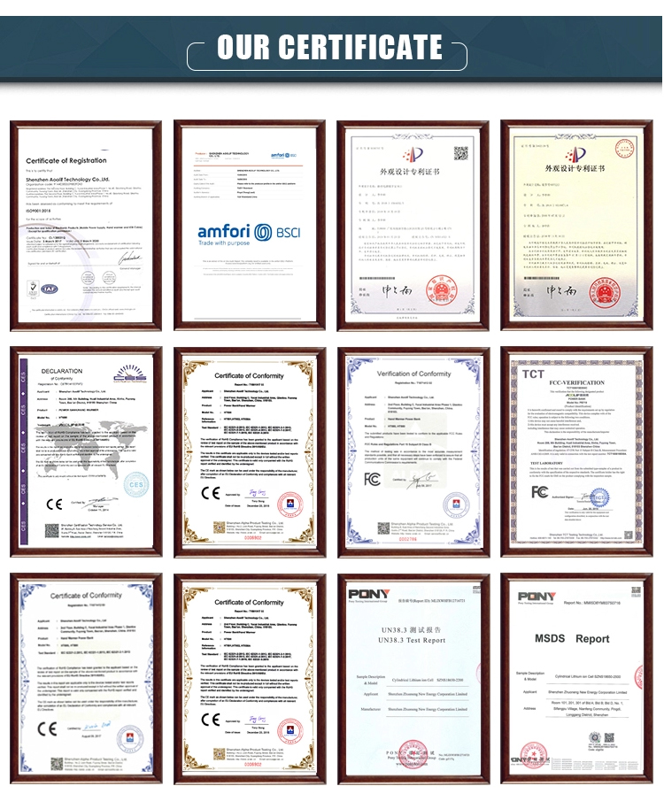 certifications
