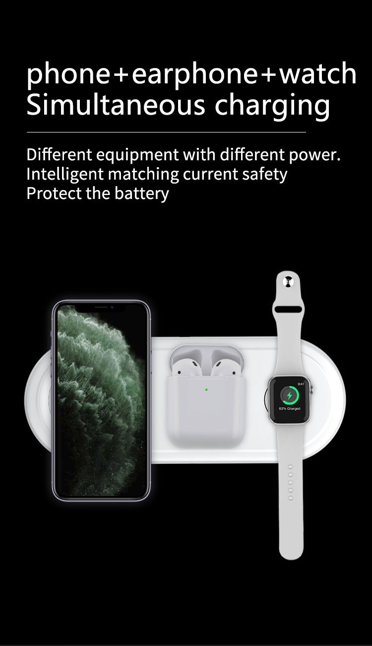 phone+earphone+whatcg simultaneous charging
