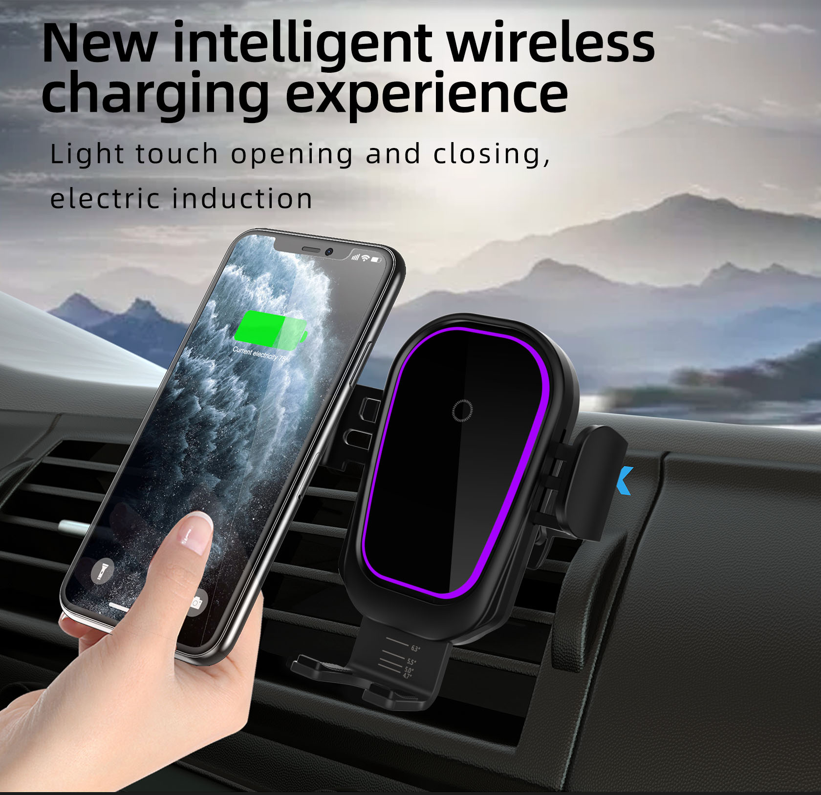 Electric Automatic Car wireless charger from Supplier - CowinLink ...