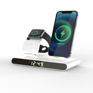 3 IN 1 Alarm Clock Wireless Charger