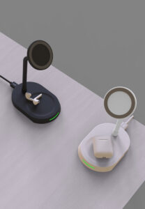 Magsafe 3 in 1 Wireless Charger with Foldable and Flexible Stand