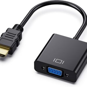 ​​Industrial Active HDMI to VGA Converter - 24+5 Gold Pins, 1080P@60Hz for Medical Monitors & PLC Control Panels​​