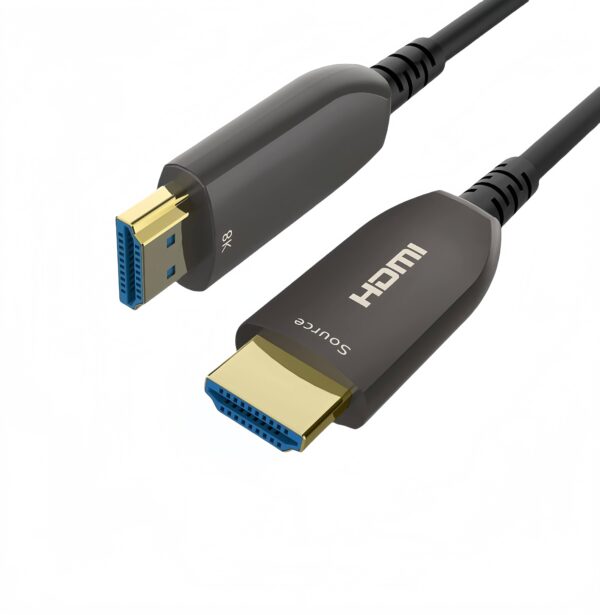 ​​Professional HDMI 2.1 Fiber Cable 48Gbps - 8K@60Hz HDR10+, <1ms Latency (3m) for Esports Monitors & AV Rigs​​ - Image 4