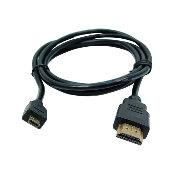 Industrial Micro HDMI to HDMI Cable 48Gbps 4K@60Hz | Triple-Shielded EMI Proof | Custom Lengths & Braiding for Broadcast/Medical Systems - Image 2