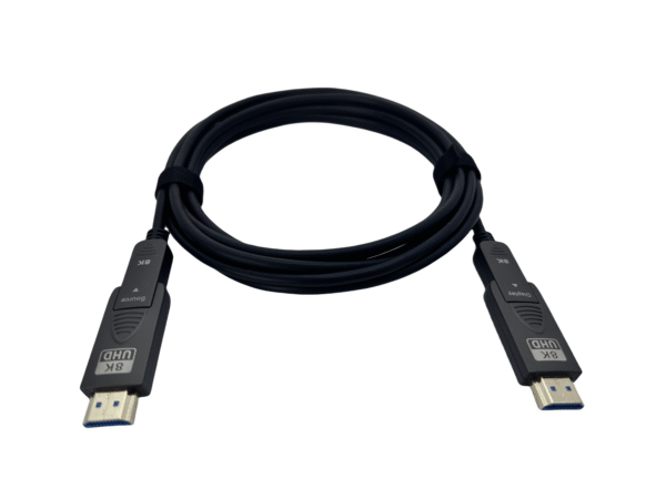 ​​Professional 8K HDMI 2.1 Fiber Optic Cable 48Gbps - eARC Support, 8K@60Hz/4K120Hz, Detachable Adapter (2m)​​ - Image 2