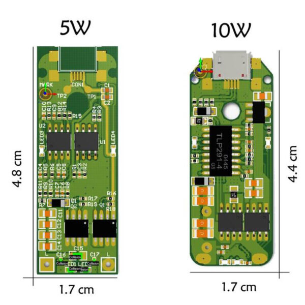 Custom 5W/10W Qi Charger PCBA | OEM Transmitter Module with LED Indicator - Image 2