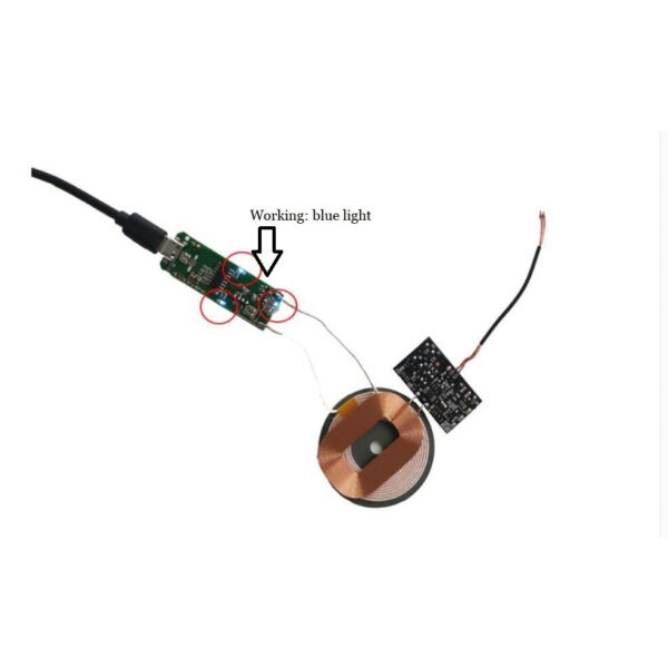 Custom 5W/10W Qi Charger PCBA | OEM Transmitter Module with LED Indicator - Image 4