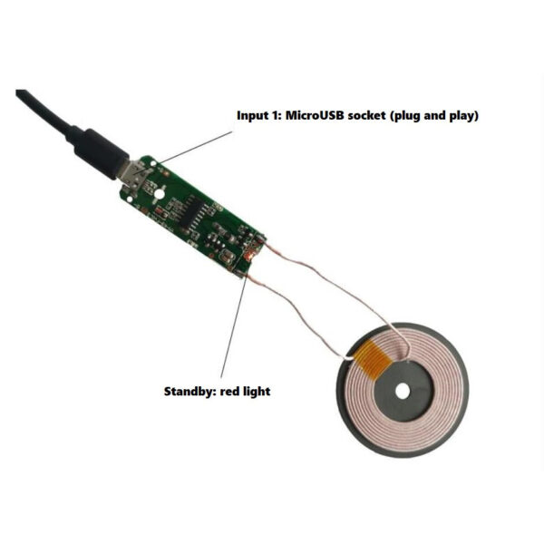 Custom 5W/10W Qi Charger PCBA | OEM Transmitter Module with LED Indicator - Image 5