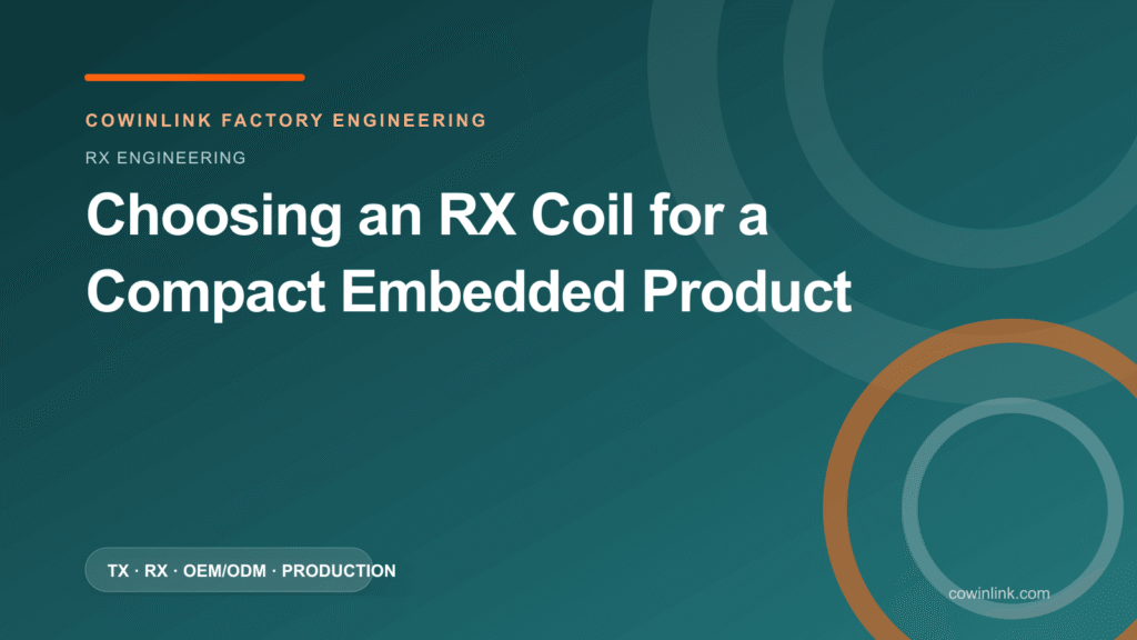 Choosing an RX Coil for a Compact Embedded Product